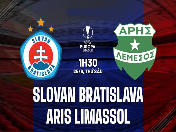 Nhận định Slovan Bratislava vs Aris Limassol
