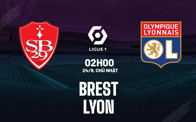 Kèo châu Á Brest vs Lyon, 2h00 ngày 24/9