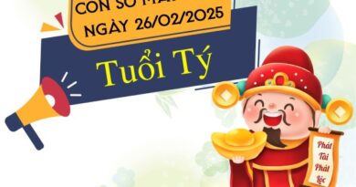 con số đẹp tuổi Tý 26/2/2025