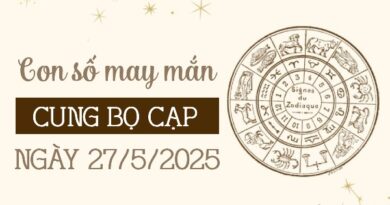 Con số khai mở vận may của cung Bọ Cạp ngày 27/5/2025
