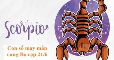 Luận giải con số may mắn cung Bọ Cạp 21/6/2025