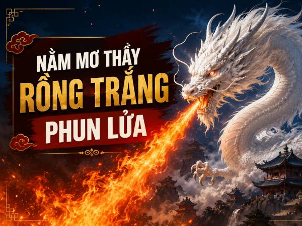 Nằm mơ thấy rồng trắng phun lửa