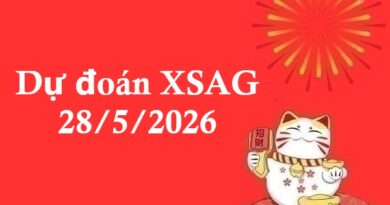 Dự đoán XSAG 28/5/2026