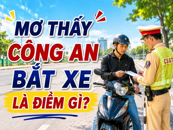 Bí ẩn mơ thấy công an bắt xe là điềm gì để rước tài lộc