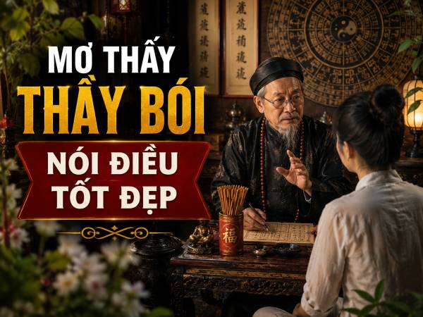 Mơ thấy thầy bói nói điều tốt đẹp