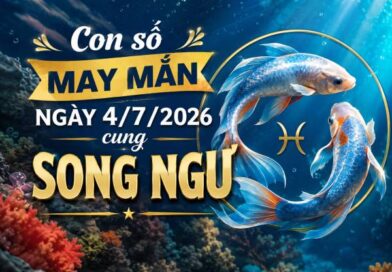 Luận giải con số may mắn ngày 4/7/2026 cung Song Ngư