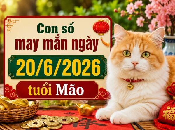 Hé lộ con số may mắn ngày 20/6/2026 tuổi Mão phát tài