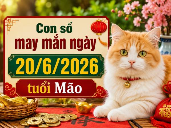 Hé lộ con số may mắn ngày 20/6/2026 tuổi Mão phát tài