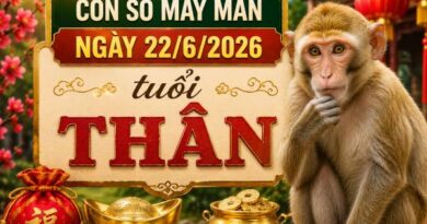 Gợi ý con số tài lộc ngày 22 tháng 6 tuổi Thân theo từng năm sinh