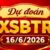 Dự đoán XSBTR 16/6/2026