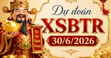 Dự đoán XSBTR 30/6/2026