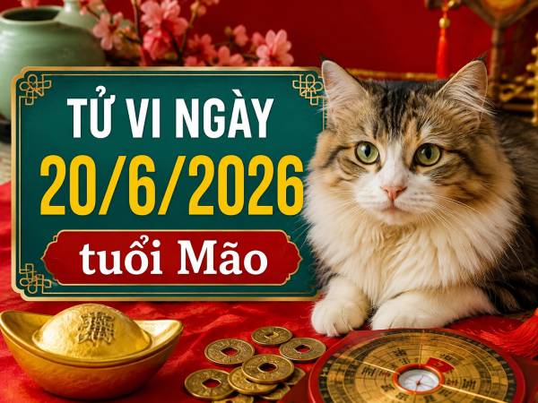 Tổng quan vận trình tử vi ngày 20/6/2026 tuổi Mão