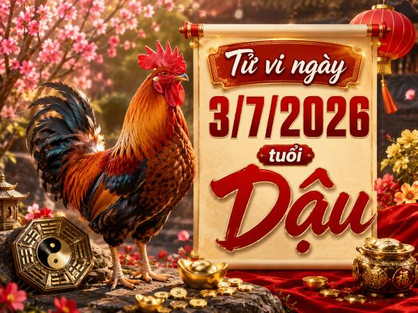 Tổng quan tử vi tuổi Dậu ngày 3/7/2026